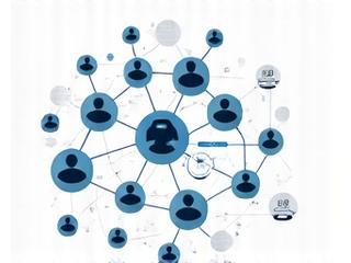 Stylized icon of a LinkedIn profile and network connections, representing passive candidate identification.