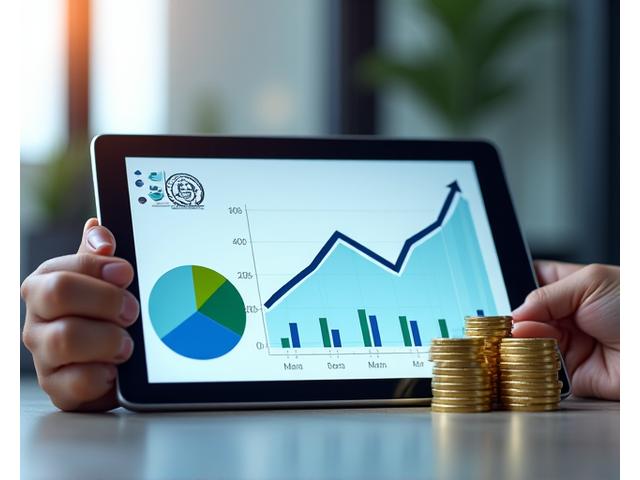Financial charts and graphs demonstrating increased ROI and cost savings, representing effective human capital investment strategies.