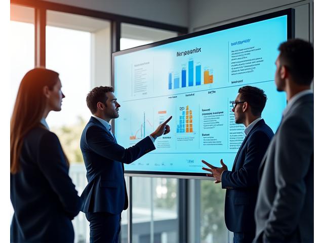 Team collaborating strategically in a modern office, representing effective workforce planning and optimization by Maple Hearth Resourcing.